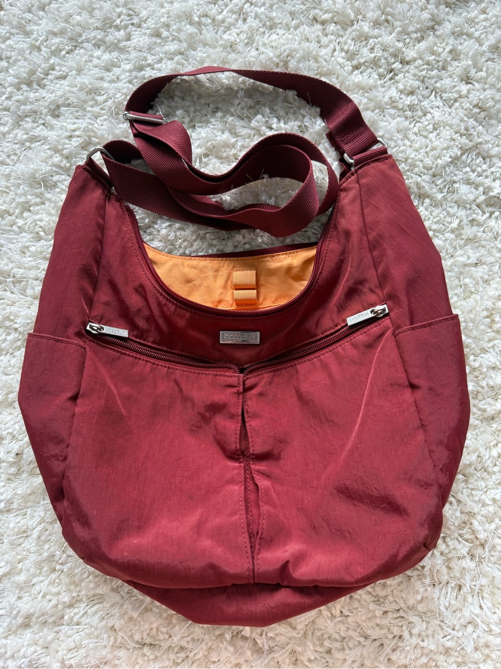 Baggallini Red Crossbody Bag